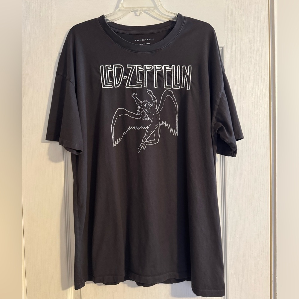 American Eagle Outfitters Black Led Zeppelin Graphic Tee